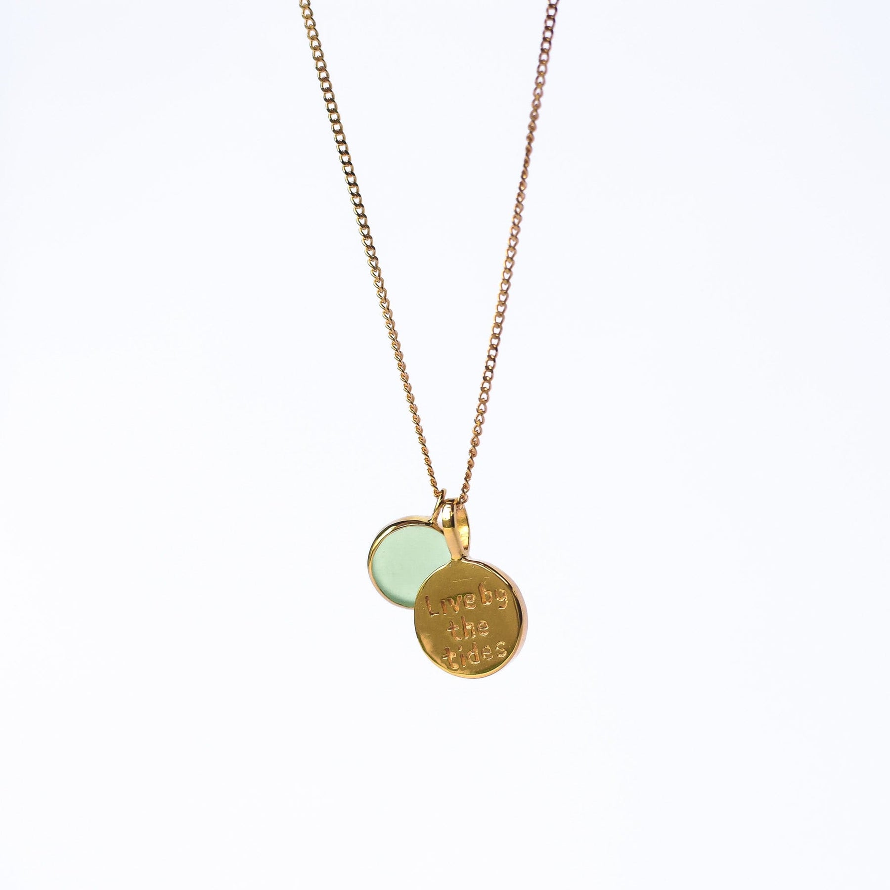 Halskette "TURTLE" - 24k vergoldetes Silber – Ansicht 2