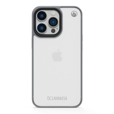 iPhone 11 pro hoesje - transparant grijs - duurzaam