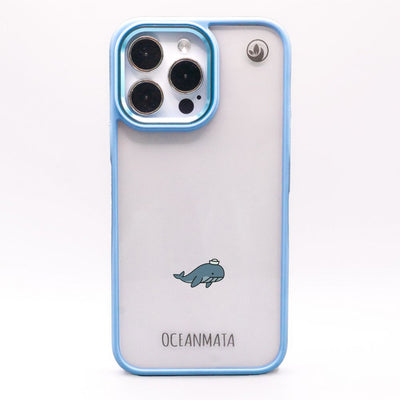 Samsung S24 Case - Whale Blue - "Captain Whale" - sustainable