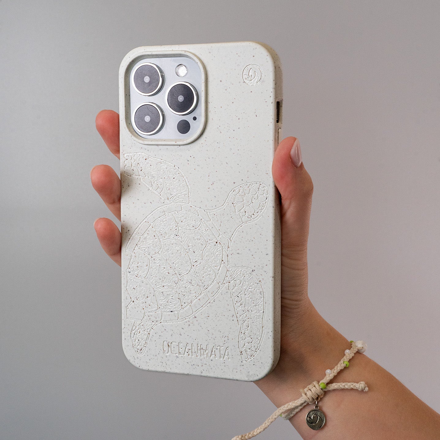 iPhone 16 pro max Hülle - Schildkröte bunt - "Kura-Kura" - nachhaltig