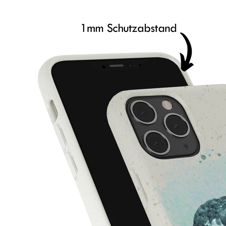 iPhone 14 Hülle - Schildkröte grün - "Baby Turtle" - nachhaltig