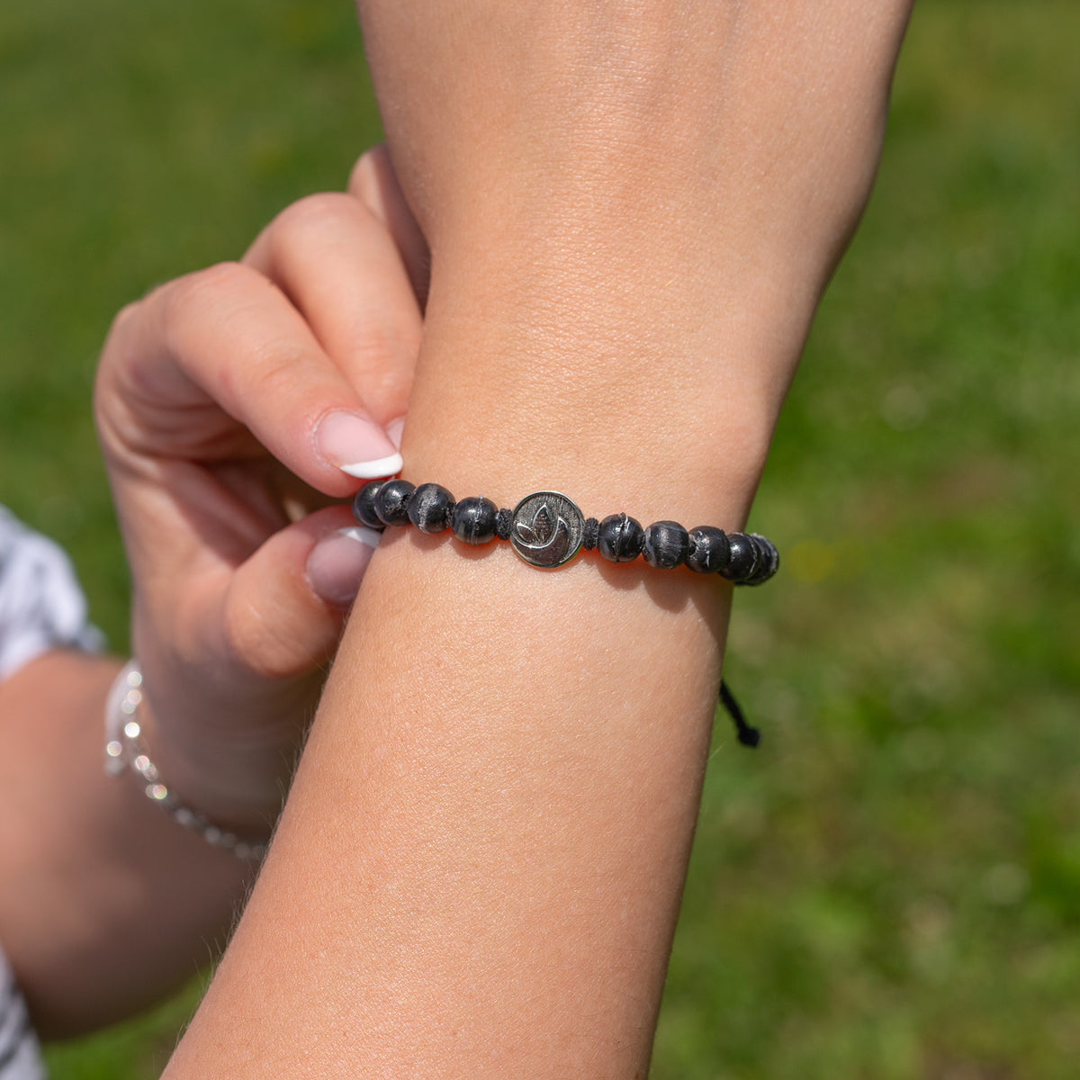 Armband zwart "OCEAN PLASTIC"