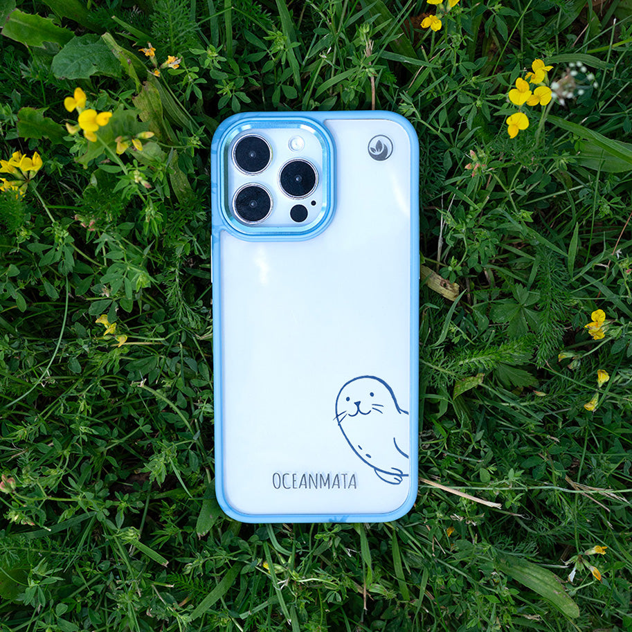 iPhone 11 hoesje - Seal Blue - "Robby" - Duurzaam