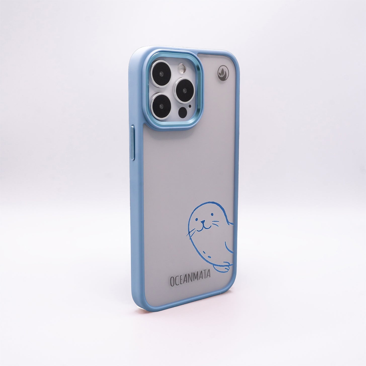 iPhone 16e hoesje - Seal Blue - "Robby" - Duurzaam