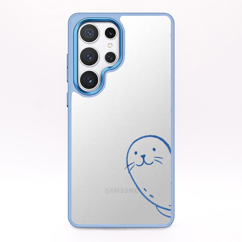 Samsung S25 Ultra Case - Seal blauw - "Robby" - duurzaam