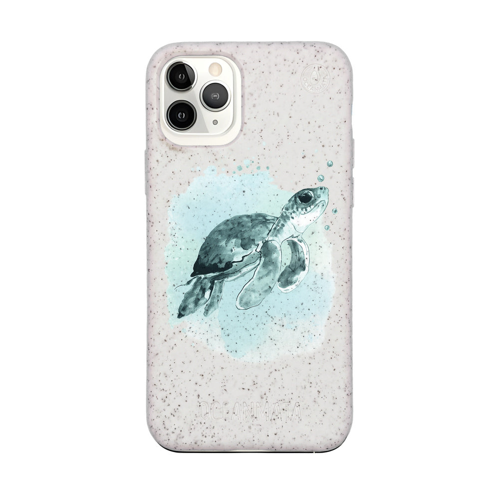 iPhone 11 pro Hülle - Schildkröte grün - "Baby Turtle" - nachhaltig
