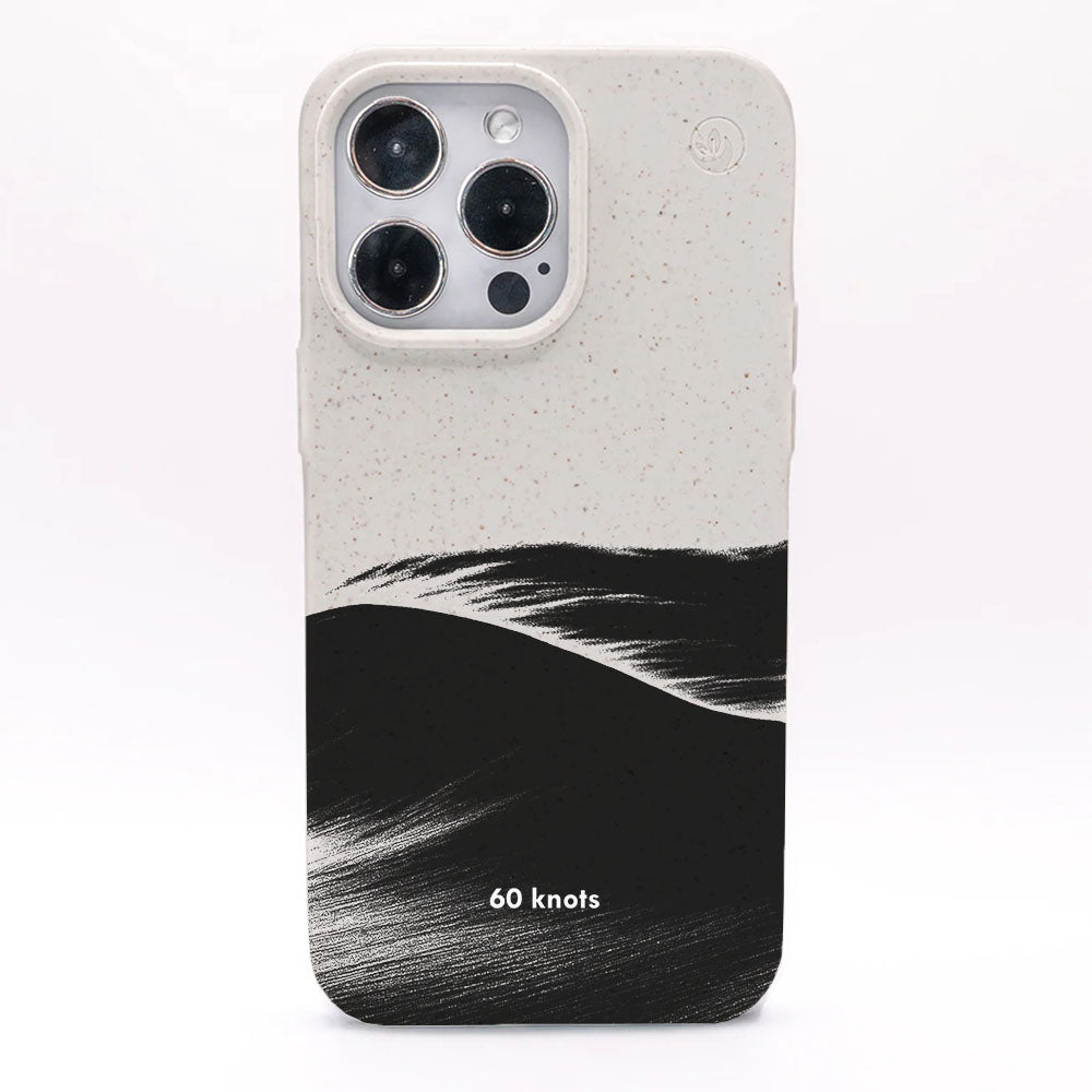 iPhone 12 mini Hülle - Düne weiß - "60knots" - nachhaltig