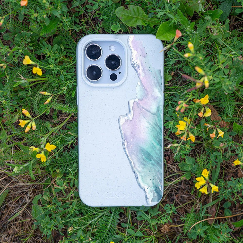 Biologisch abbaubare Handyhülle iPhone 14 pro max Bluehour — kompostierbar — Bonus