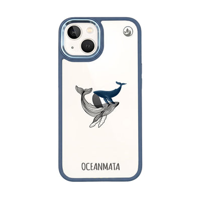 iPhone 13 hoesje - Whale Blue - "BlueWhale" - duurzaam