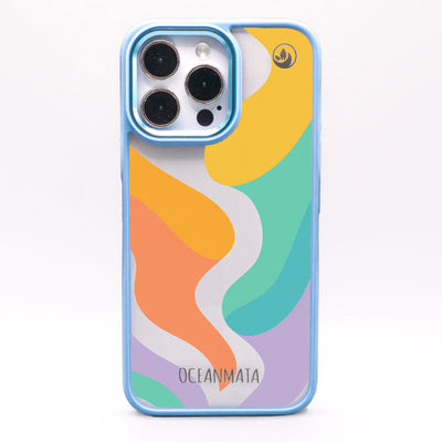 iPhone 15 pro hoesje - Ombre - "Sunrise" duurzaam
