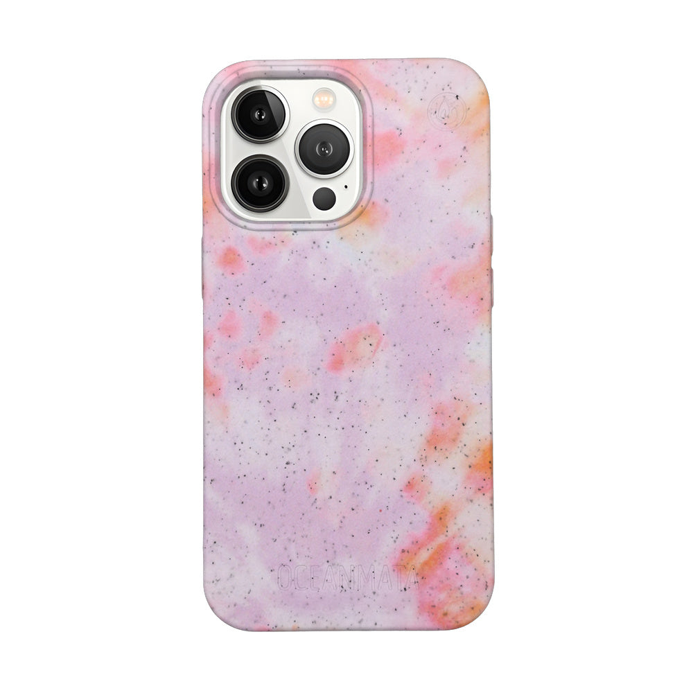 iPhone 13 pro hoesje - koraaloranje - "Coralful" - duurzaam