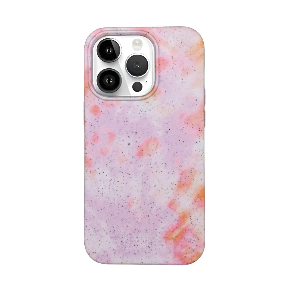 iPhone 14 pro hoesje - koraaloranje - "Coralful" - duurzaam