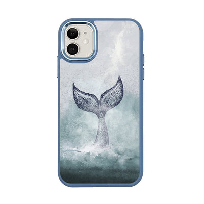 iPhone 11 hoesje - Dolfijnblauw - "Dolphin" - Duurzaam