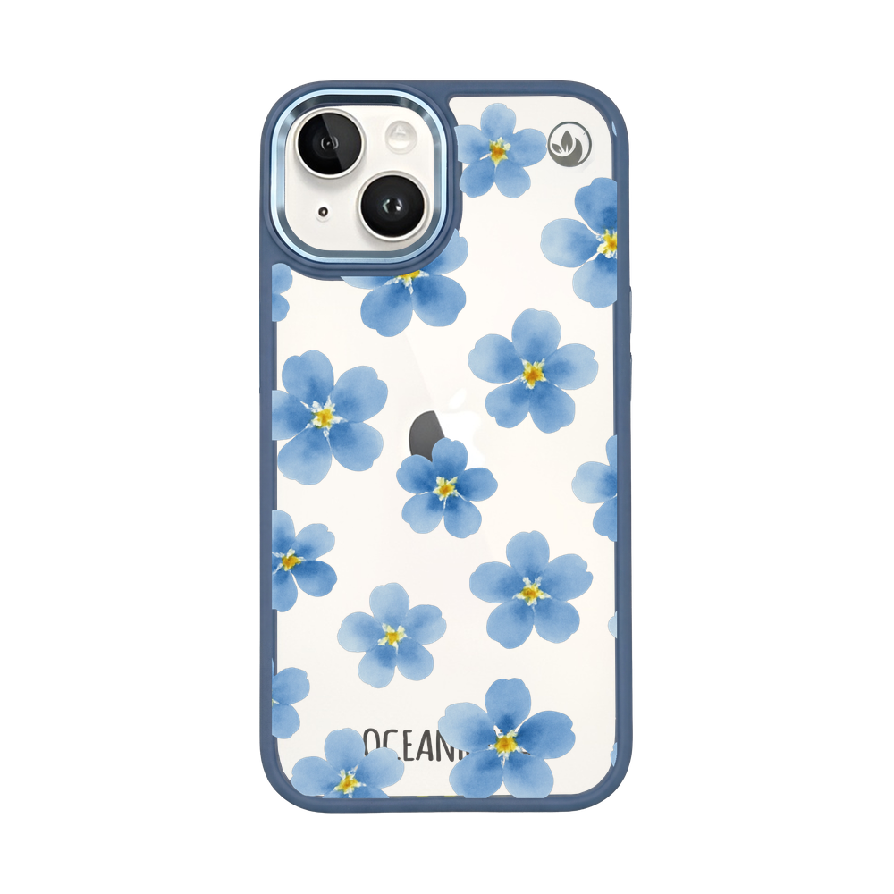iPhone 14 hoesje - vergeet-me-nietje - duurzaam