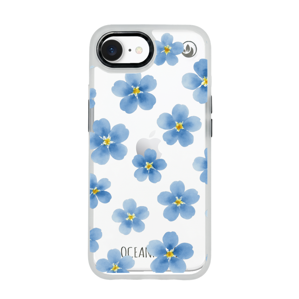 iPhone 16e hoesje - vergeet-me-nietje - duurzaam