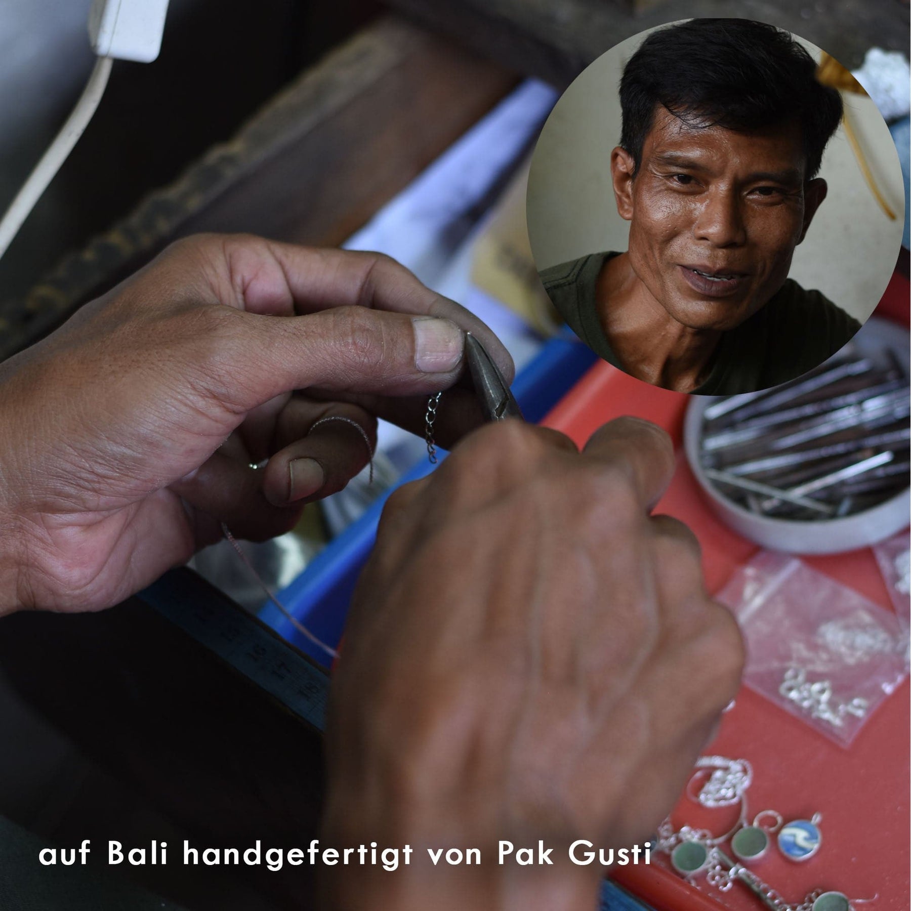 Halskette "TURTLE" - 24k vergoldetes Silber – Ansicht 6