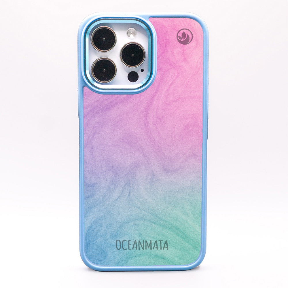 iPhone 16 pro max case - "Colored Marble" - sustainable