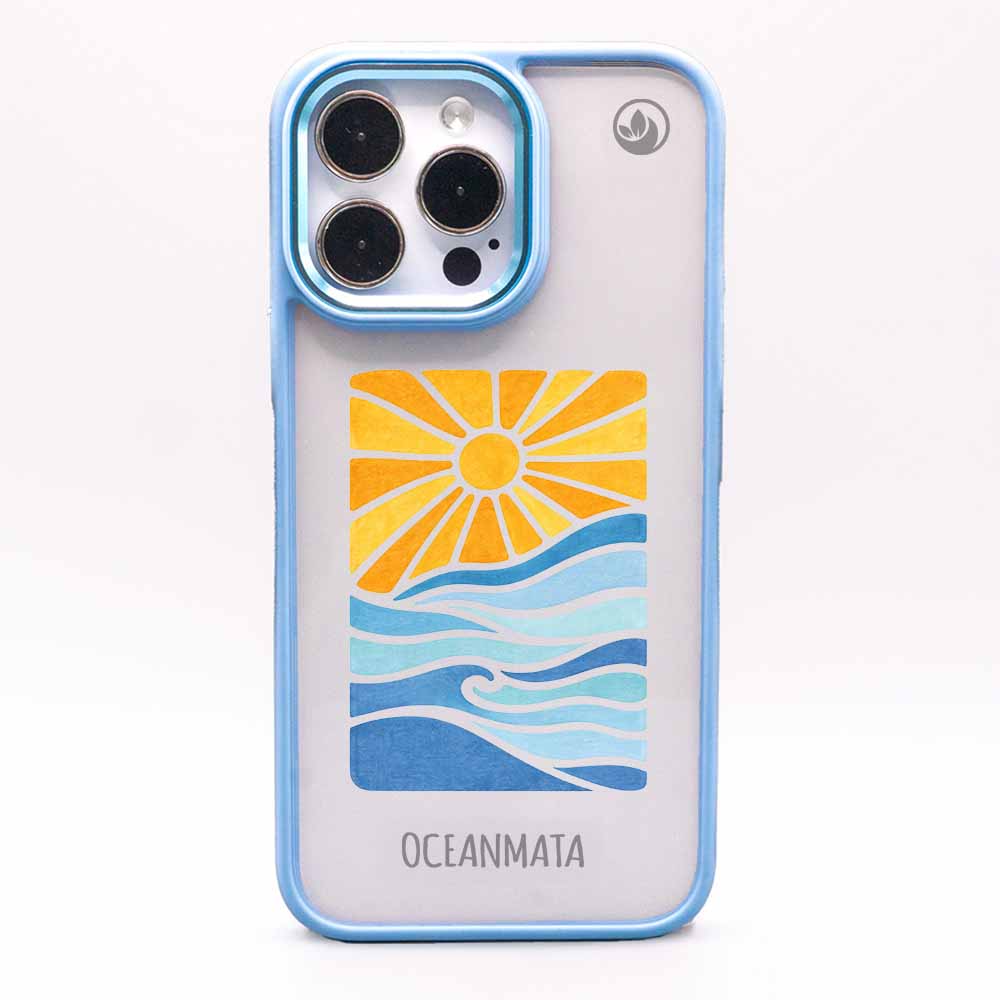 iPhone SE/7/8 Hülle - Meer blau - "Sun&Sea" - nachhaltig