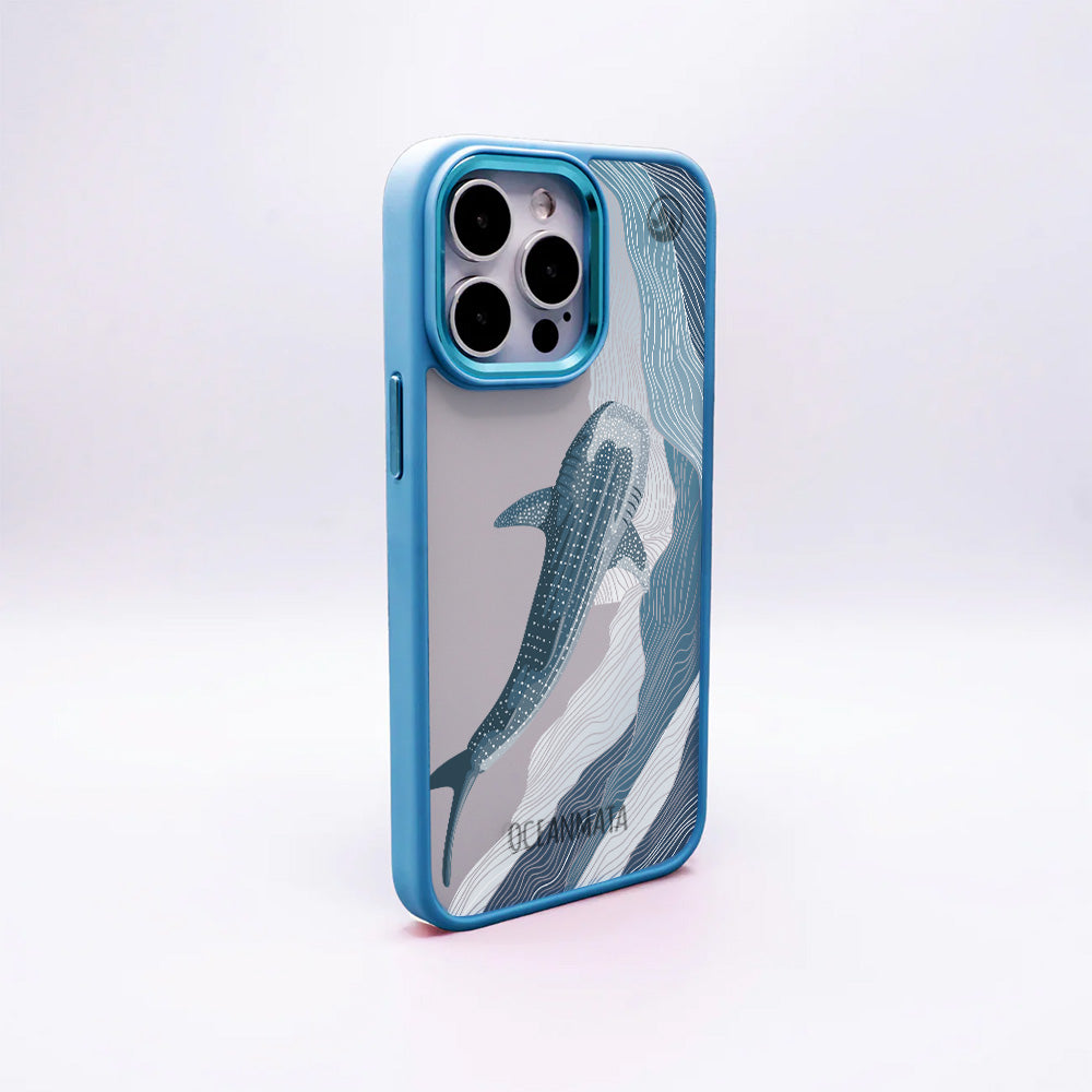 iPhone 13 mini Hülle - Walhai blau - "DeepWater" - nachhaltig