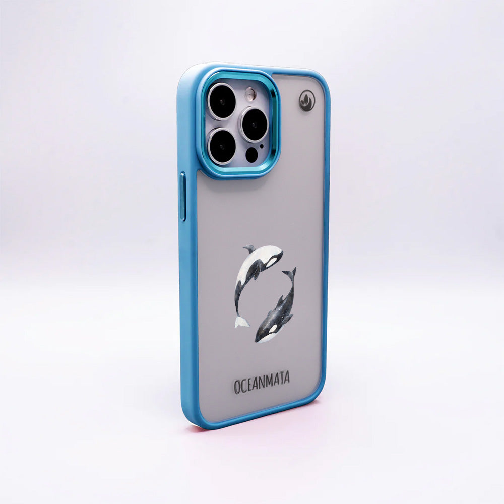 Samsung S24 Ultra Hülle - Orca blau - "OrcaFlow" - nachhaltig