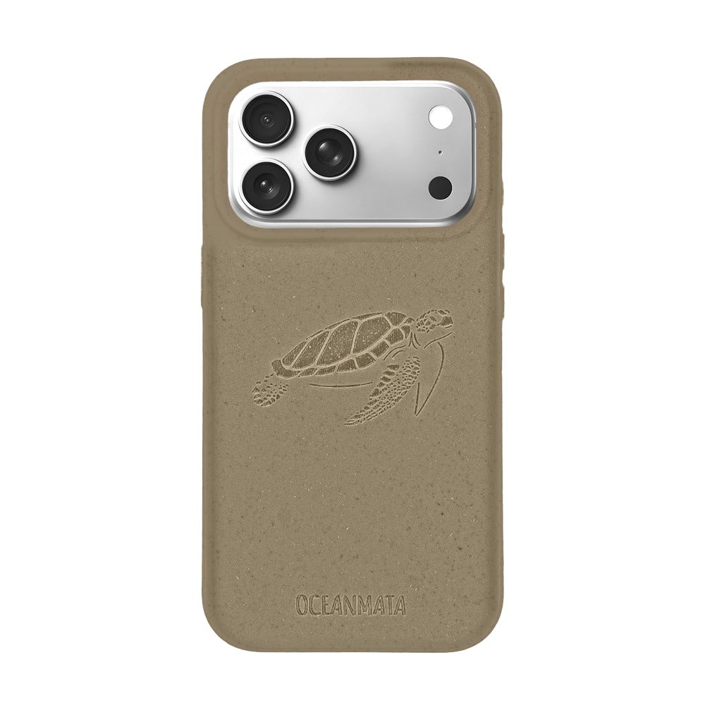 iPhone 18 Pro / 17 Pro Hülle - grün - "TURTLE" - nachhaltig
