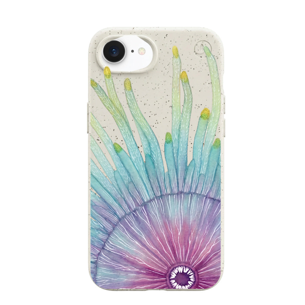 Biologisch abbaubare Handyhülle iPhone 16e Jellybutton — kompostierbar — Vorderseite