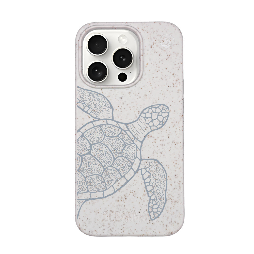 iPhone 15 pro Case - Colorful Turtle - "Kura-Kura" - Sustainable