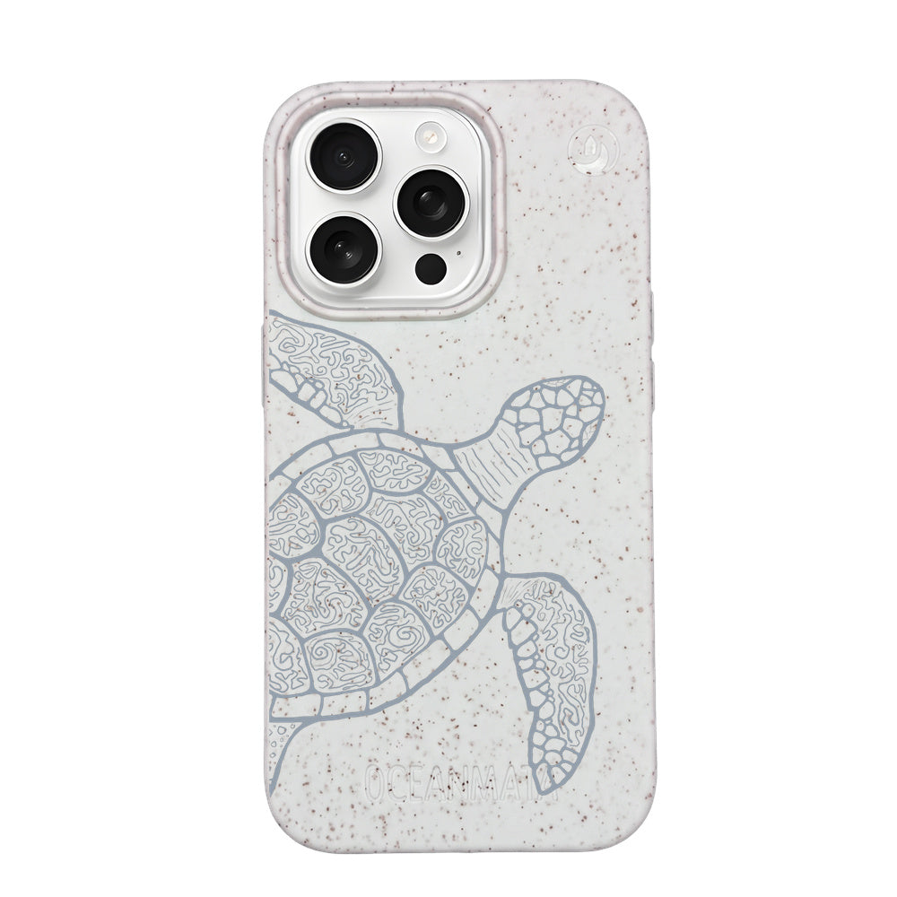 iPhone 16 Pro Case - Colorful Turtle - "Kura-Kura" - Sustainable