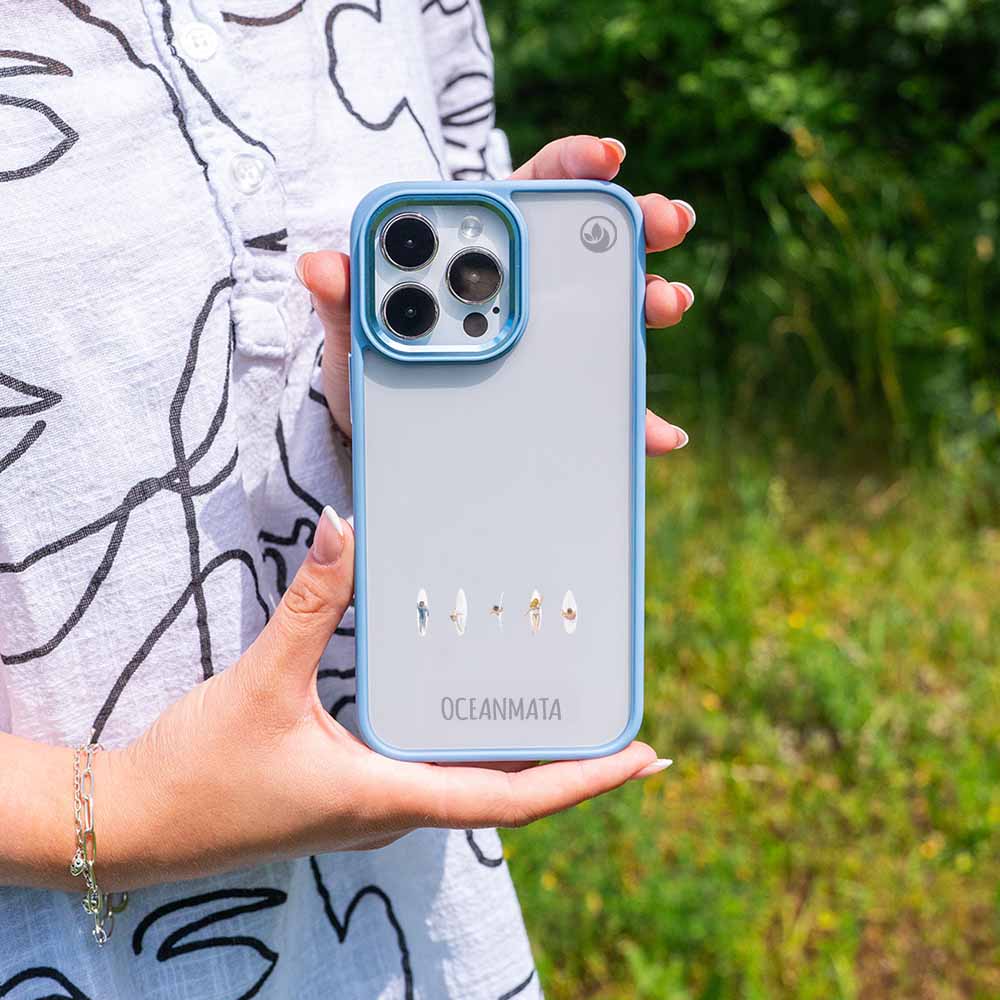 iPhone 13 Hülle - Surfing blau - "surfLife" - nachhaltig