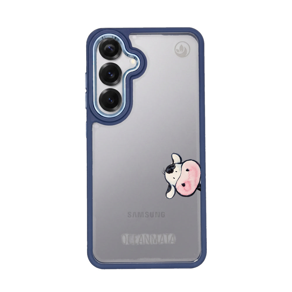 Nachhaltige Handyhülle Samsung S25+ Muh — Vorderseite