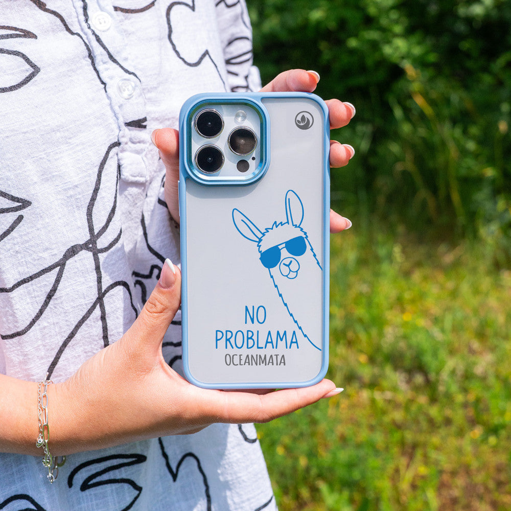 iPhone 15 pro max hoesje - Lama - "No Problama" duurzaam