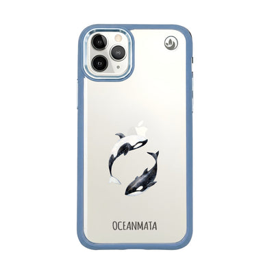 iPhone 11 pro Hülle - Orca blau - "OrcaFlow" - nachhaltig