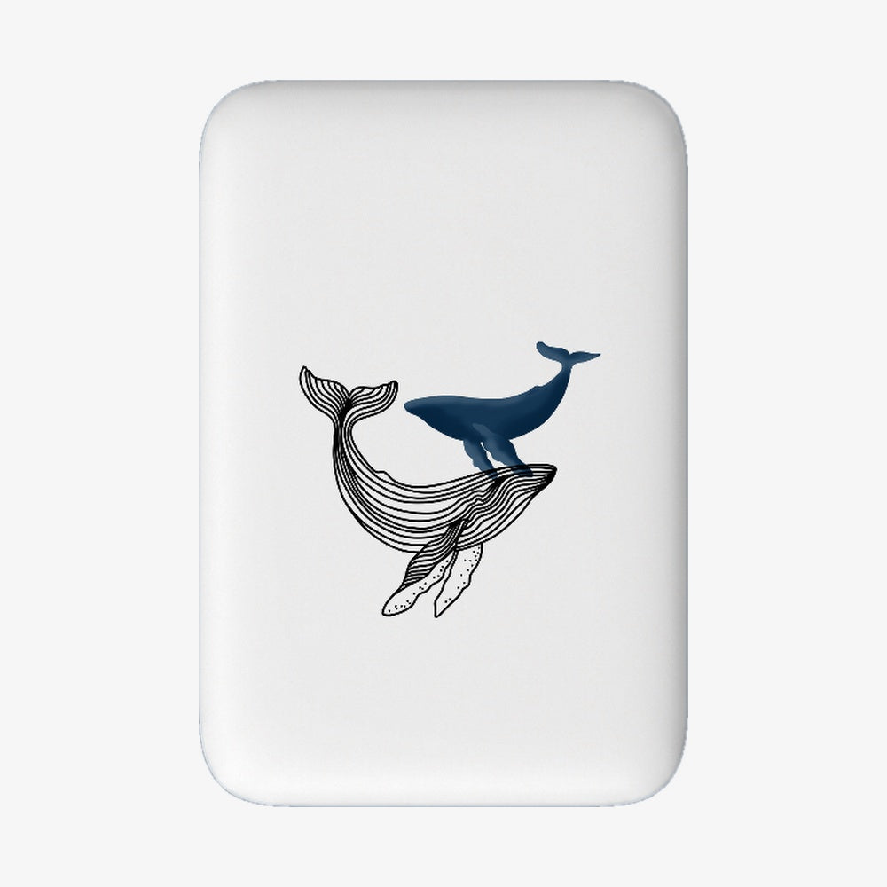 Powerbank MagSafe - "BlueWhale" - nachhaltig