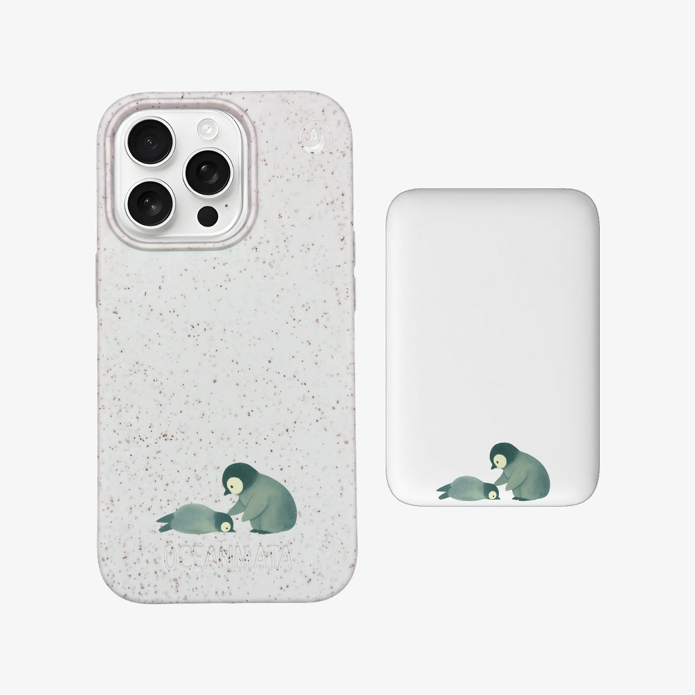 Powerbank MagSafe - "pinguinhelp" - nachhaltig