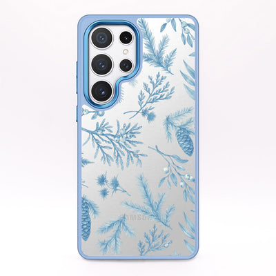 Samsung S24 Ultra Case - Winter Forest Blue - "BluePine" - sustainable