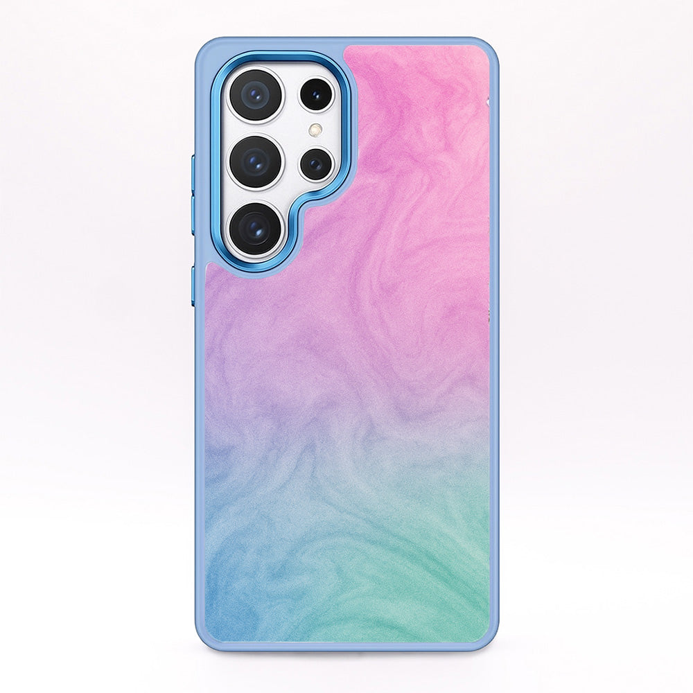 Samsung S24+ Hülle - "Colored Marble" - nachhaltig