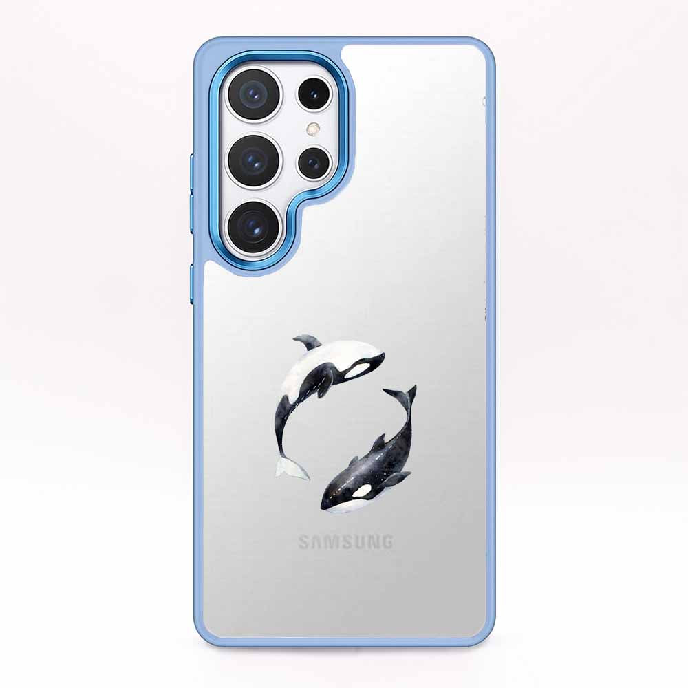 Samsung S24 Hülle - Orca blau - "OrcaFlow" - nachhaltig