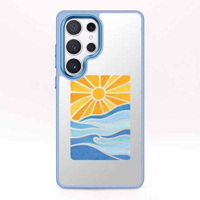 Samsung S24 Ultra Case - Sea blue - "Sun&Sea" - sustainable