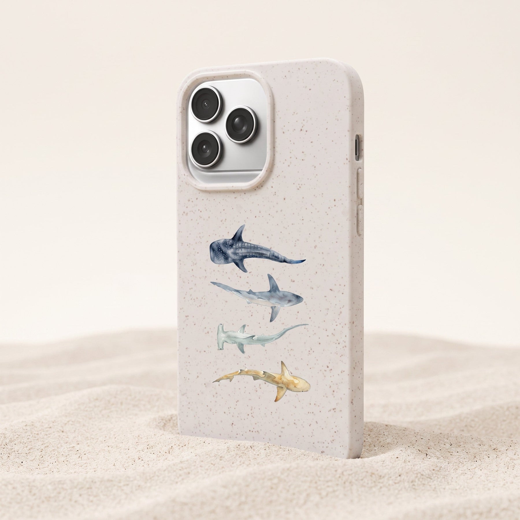 Biologisch abbaubare Handyhülle iPhone 13 pro max Sharkproject — kompostierbar — Freisteller