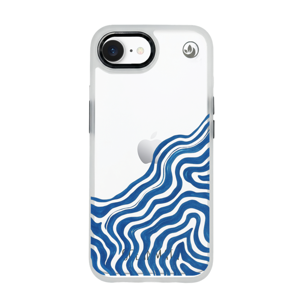iPhone 16e hoesje - Abstracte golf - "Summerwave" - Duurzaam