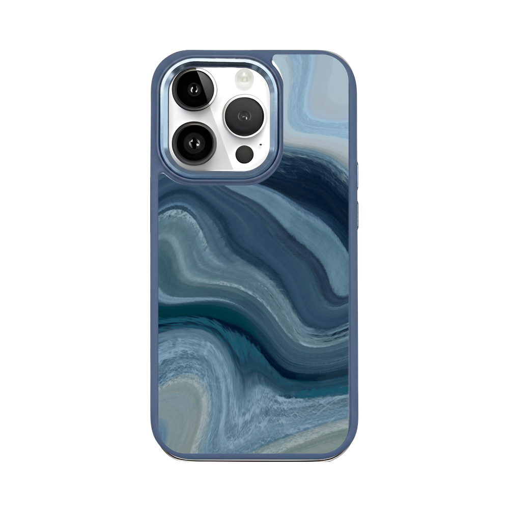 iPhone 14 pro max hoesje - golf abstract - "Summerwave" - duurzaam