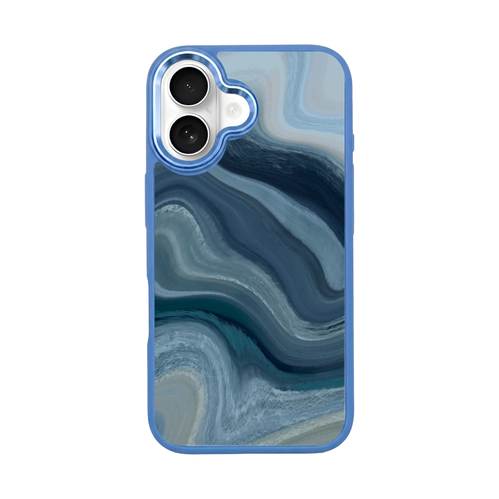 iPhone 16 hoesje - Abstracte golf - "Summerwave" - Duurzaam