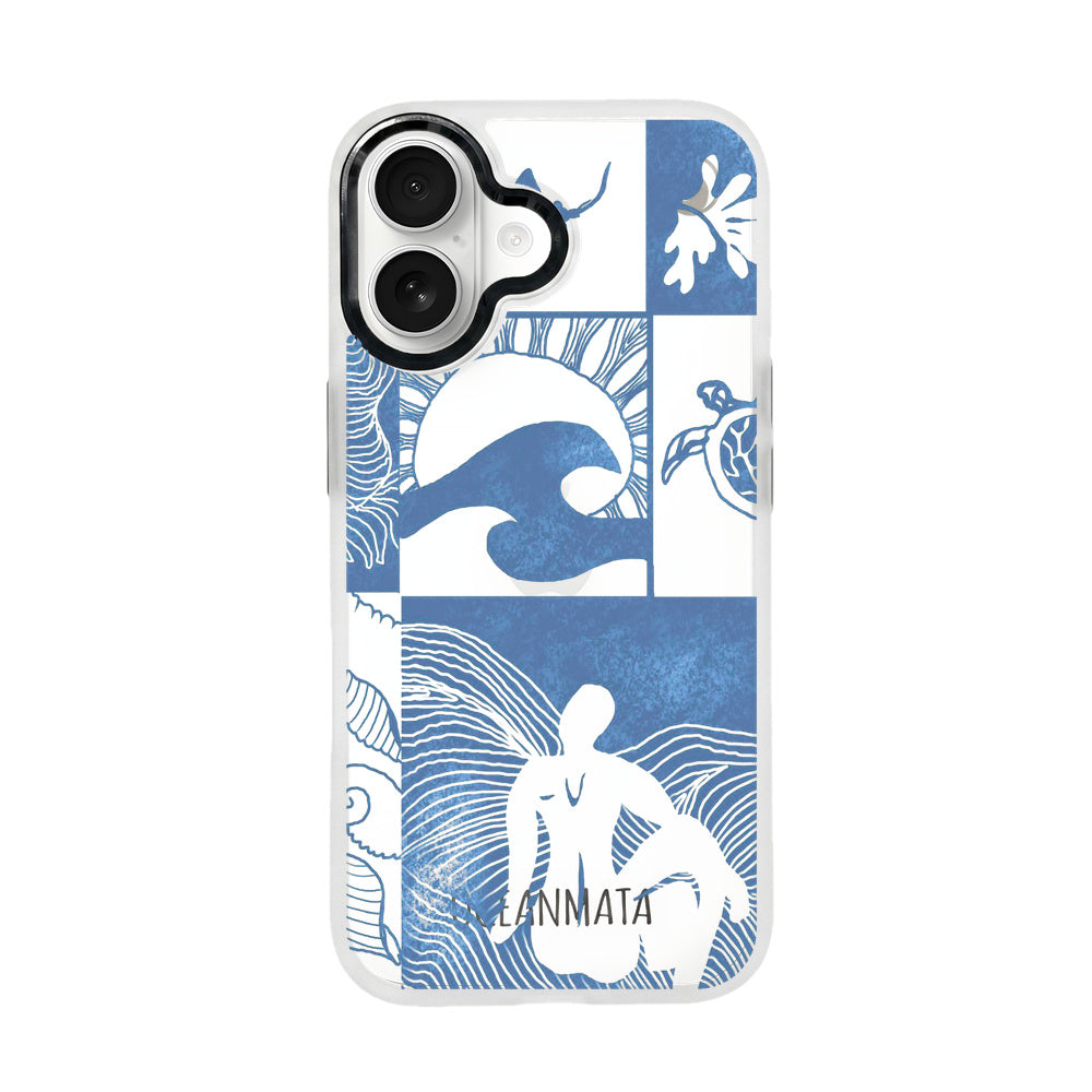 Nachhaltige Handyhülle iPhone 17 Wavesofbalance aus Ocean Plastic — Vorderseite