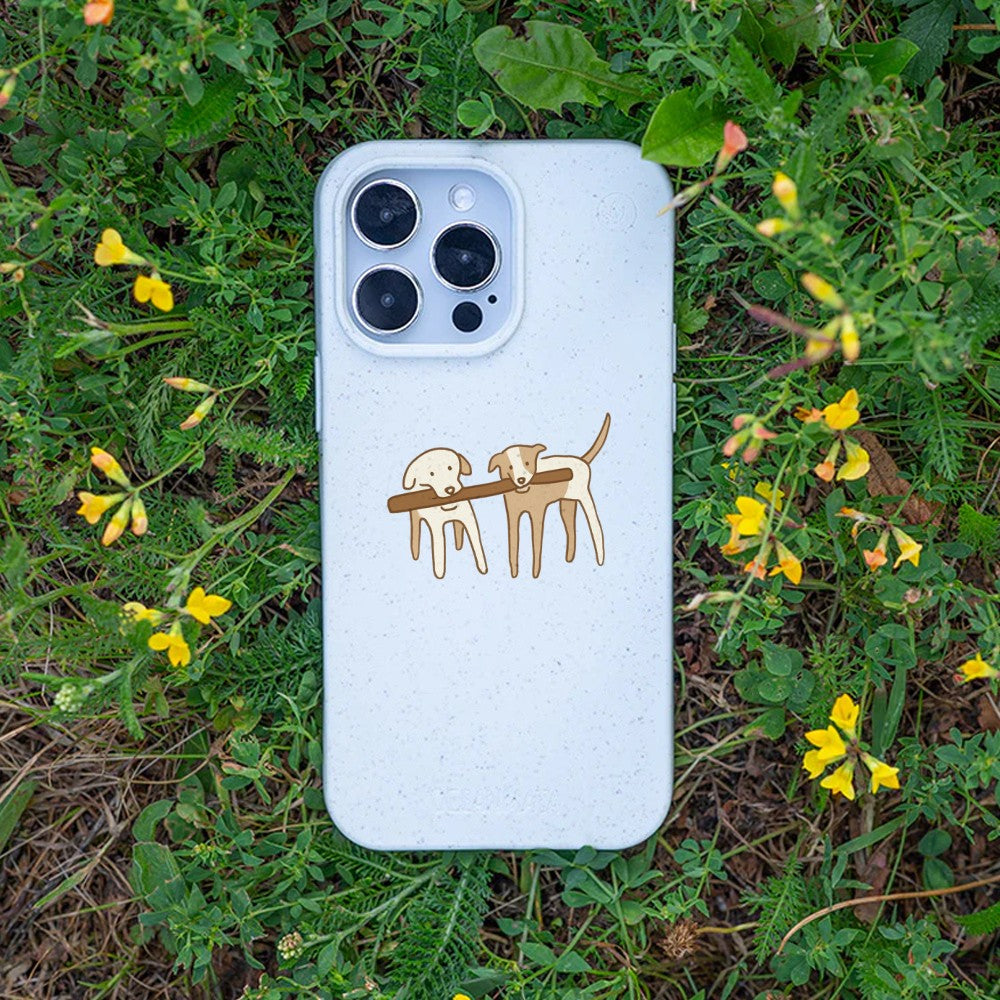 Biologisch abbaubare Handyhülle Samsung S24 Wuff — kompostierbar — Bonus