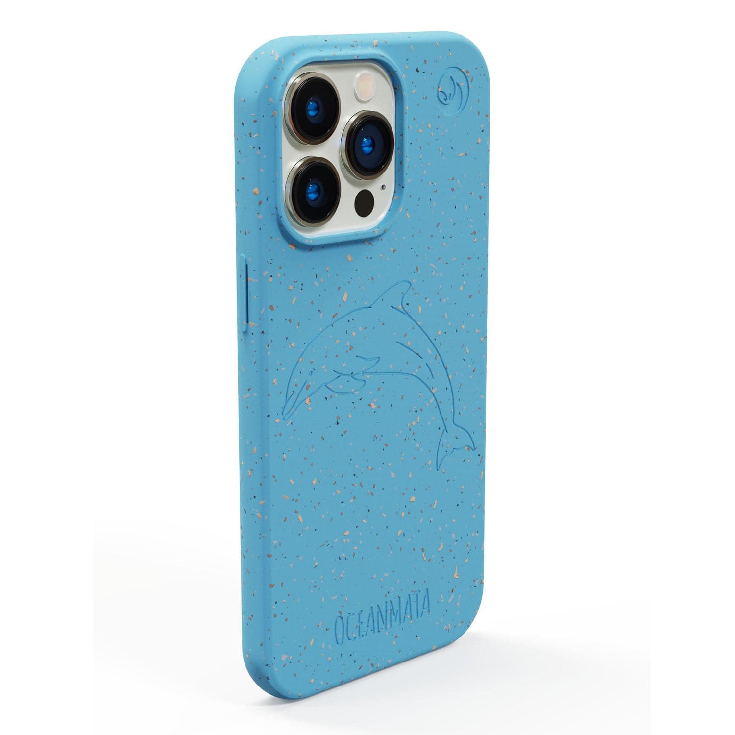 iPhone SE/7/8 Hülle - blau - "DOLPHIN" - nachhaltig – Ansicht 4