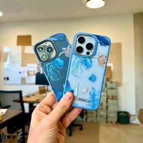 iPhone 14 pro max Hülle - Schildkröte bunt - "Turtle & Friends" - nachhaltig