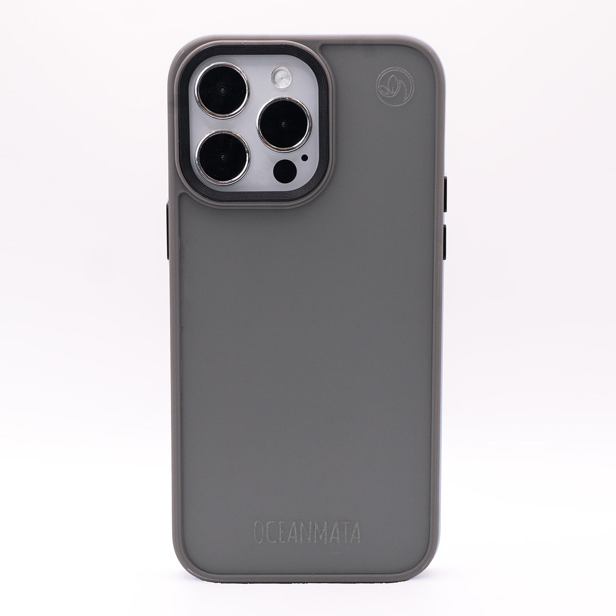 iPhone 16 pro max Hülle - durchsichtig grau - nachhaltig