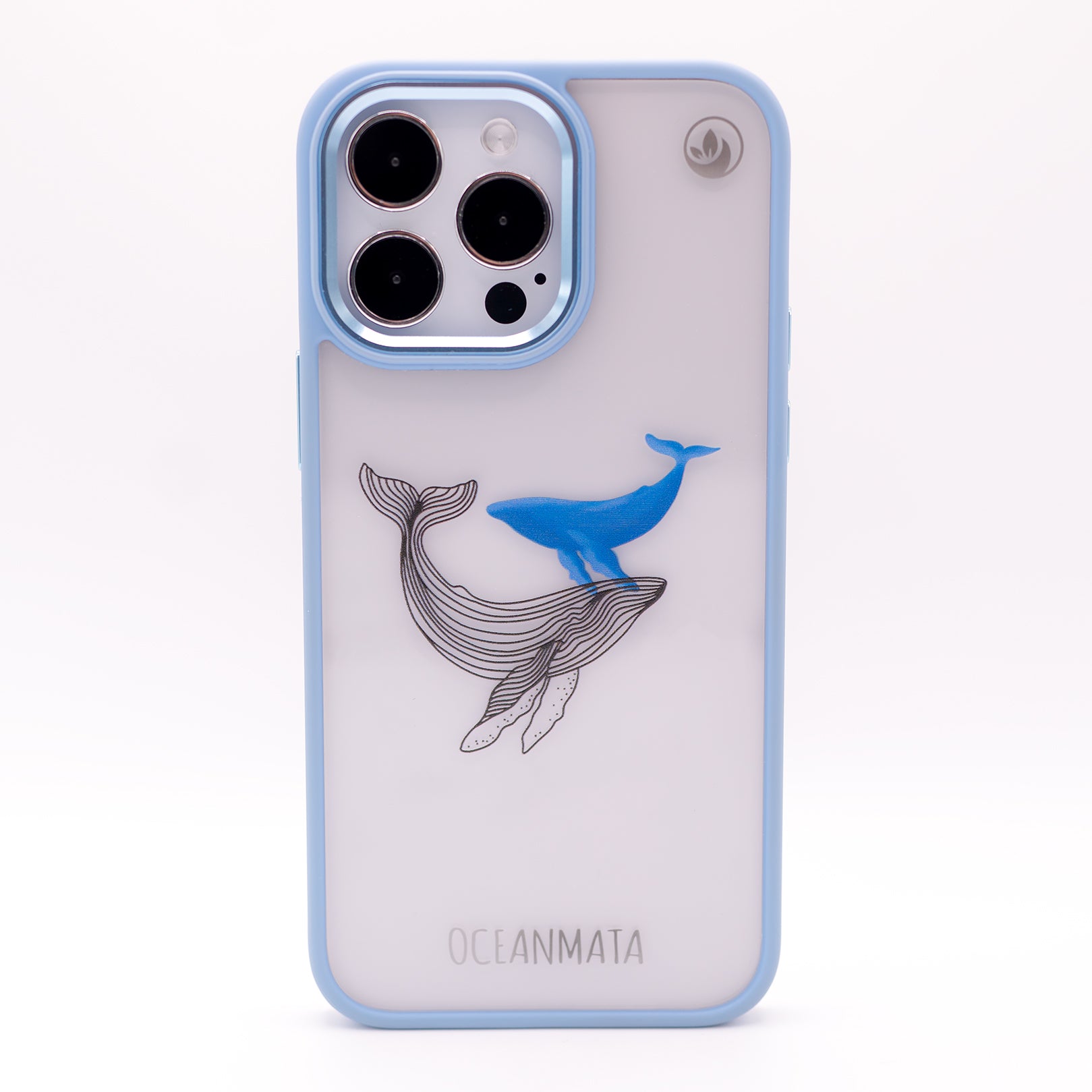 nachhaltige Apple iPhone Hülle "OceanCase - BlueWhale"