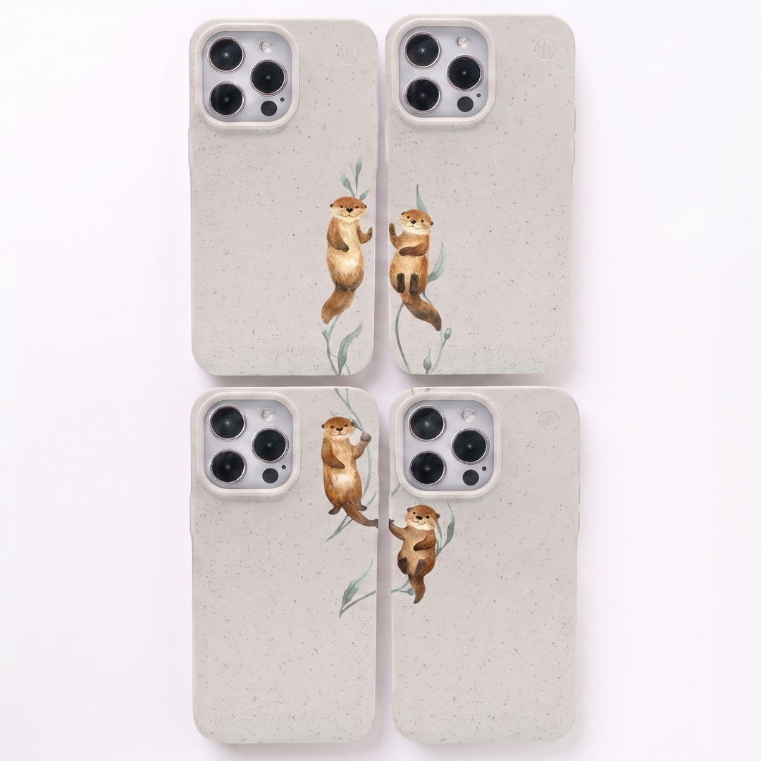 Sustainable Apple iPhone Case "Partner Case - OtterLove"