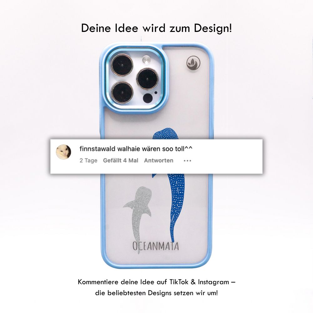 Samsung S24 Hülle - Walhai blau - "Walhai" - nachhaltig